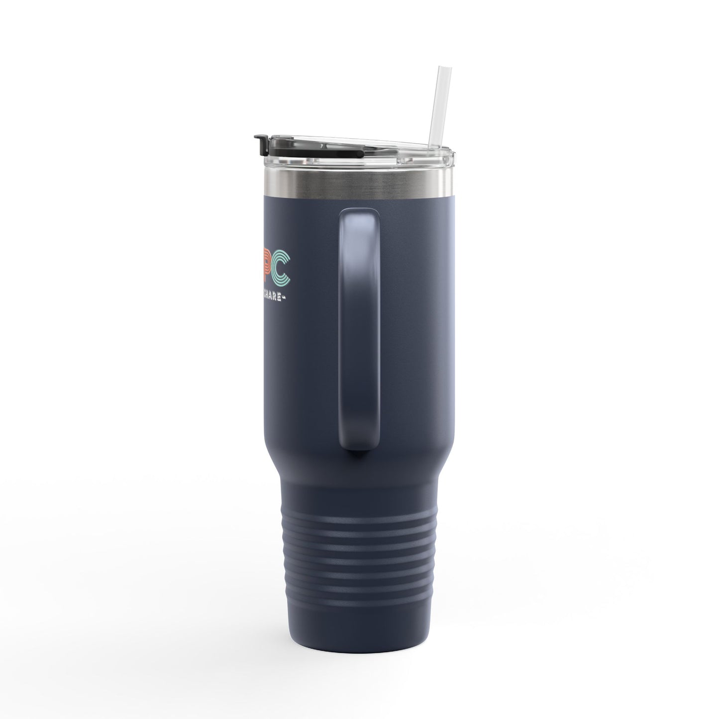 "HWPC Like and Share" Insulated Travel Mug, 40oz