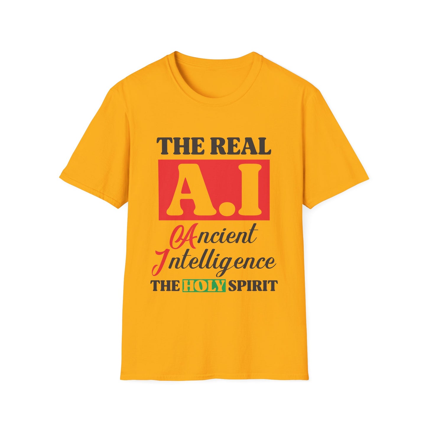 The Real A.I. Unisex T-Shirt | Ancient Intelligence Tee (Extended Sizes)
