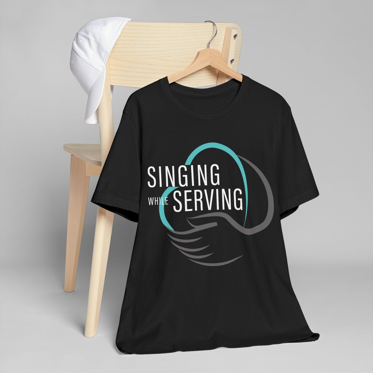 Singing While Serving T-Shirt, Unisex Tee (Extended Sizes)