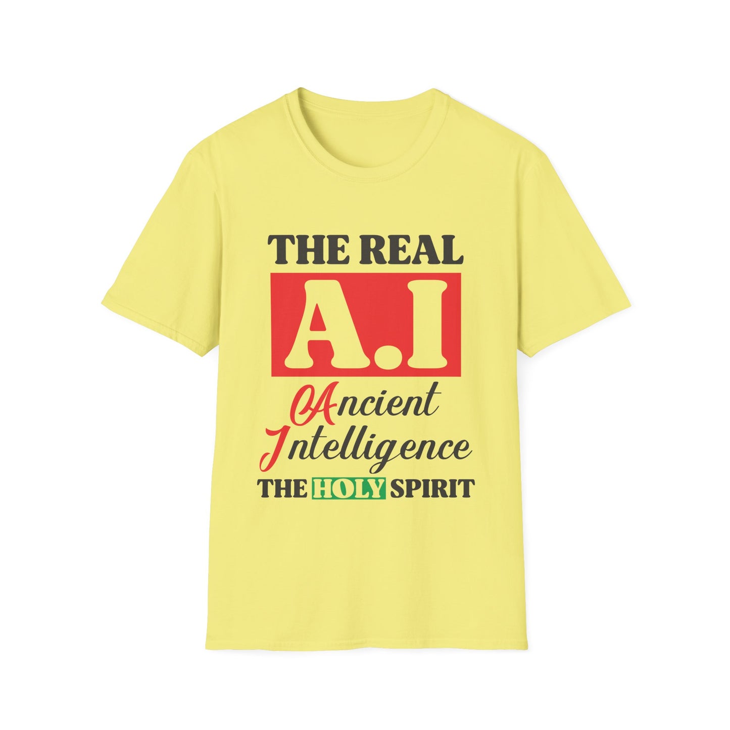 The Real A.I. Unisex T-Shirt | Ancient Intelligence Tee (Extended Sizes)
