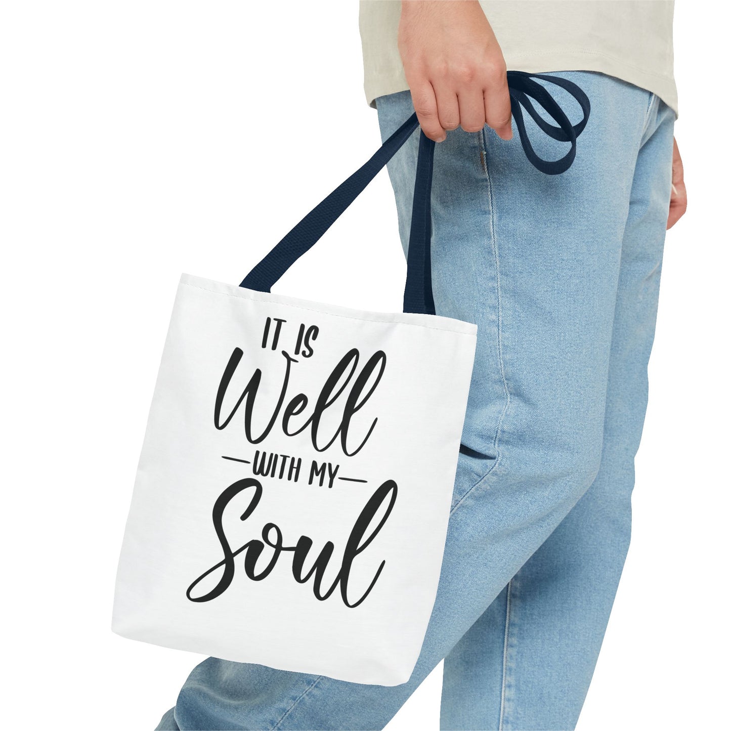 "It Is Well With My Soul" Tote Bag Reusable Shopping Bag, Eco-Friendly Gift, Christain Gift, Daily Use Bag, [...]