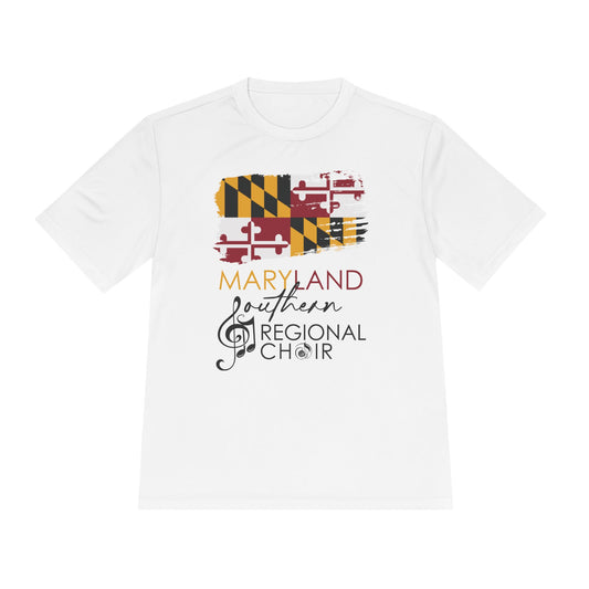 Maryland Southern Regional Choir Unisex Moisture Wicking Tee, Performance Shirt