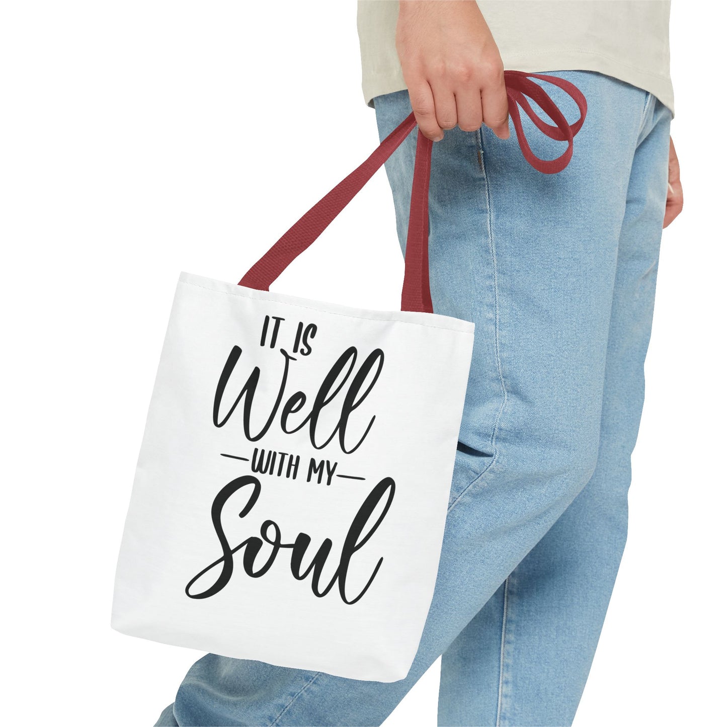 "It Is Well With My Soul" Tote Bag Reusable Shopping Bag, Eco-Friendly Gift, Christain Gift, Daily Use Bag, [...]