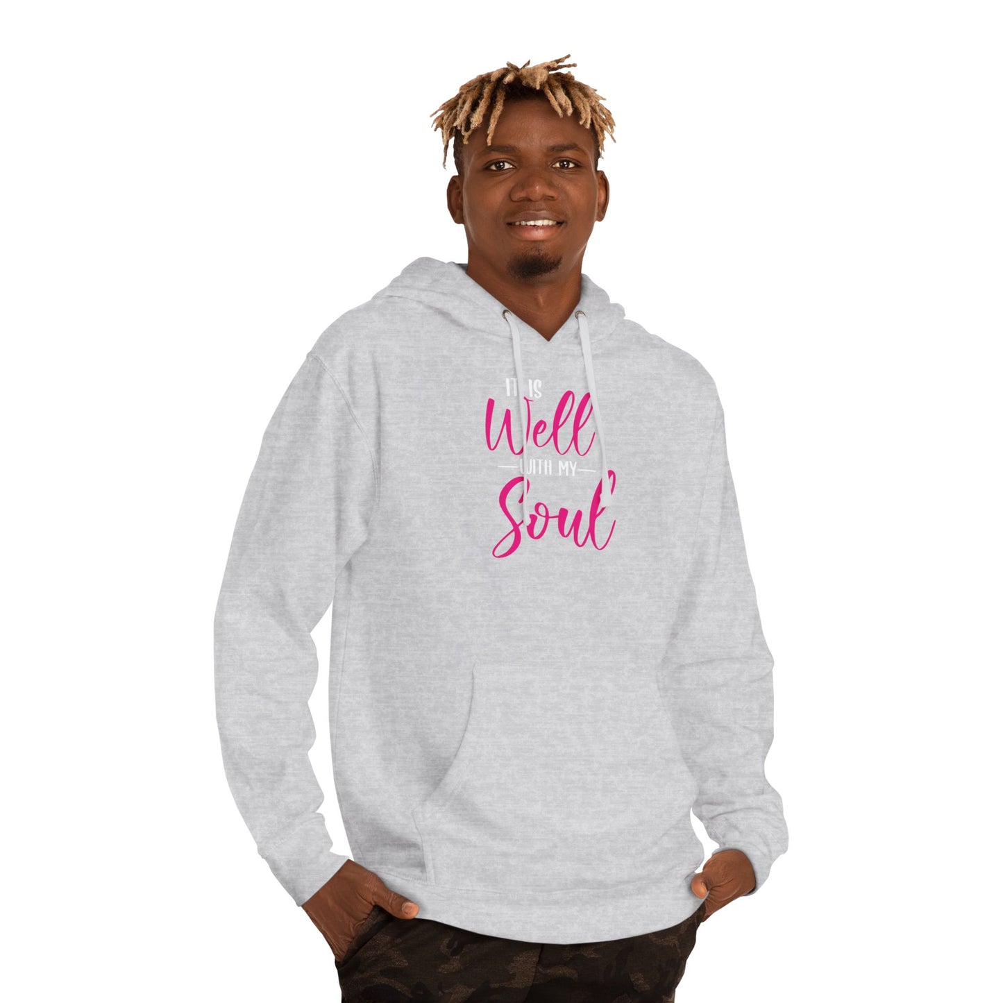 It Is Well With My Soul — Cozy Inspirational Hoodie for Mindfulness & Self-Care