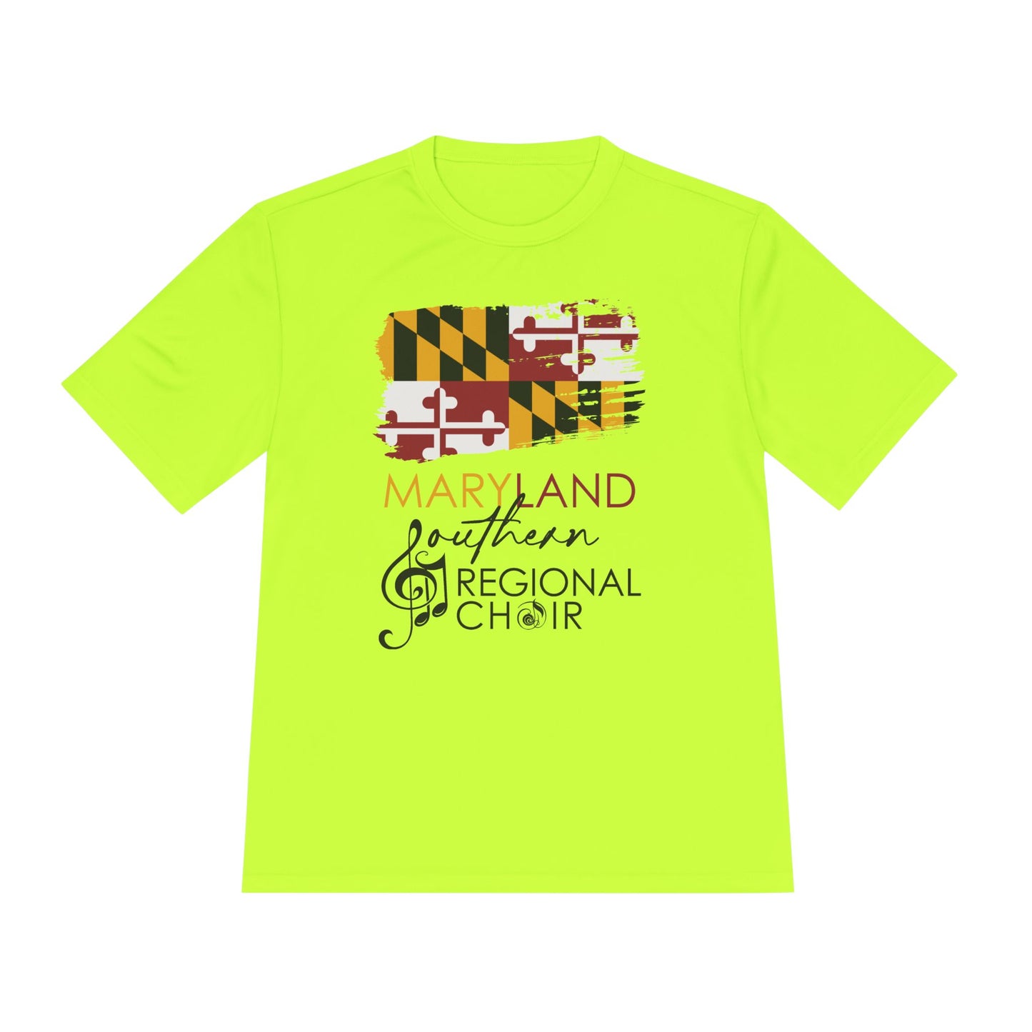 Maryland Southern Regional Choir Unisex Moisture Wicking Tee, Performance Shirt