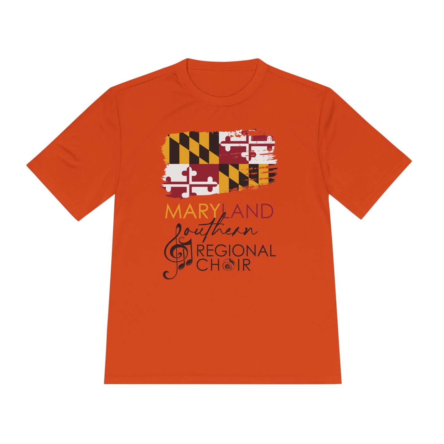 Maryland Southern Regional Choir Unisex Moisture Wicking Tee, Performance Shirt