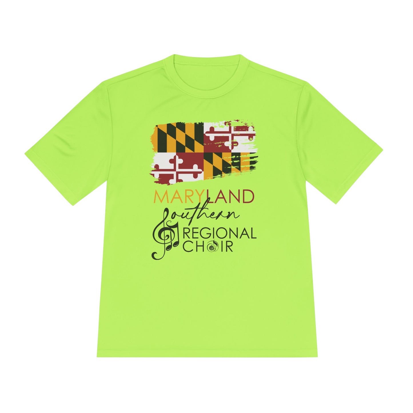 Maryland Southern Regional Choir Unisex Moisture Wicking Tee, Performance Shirt