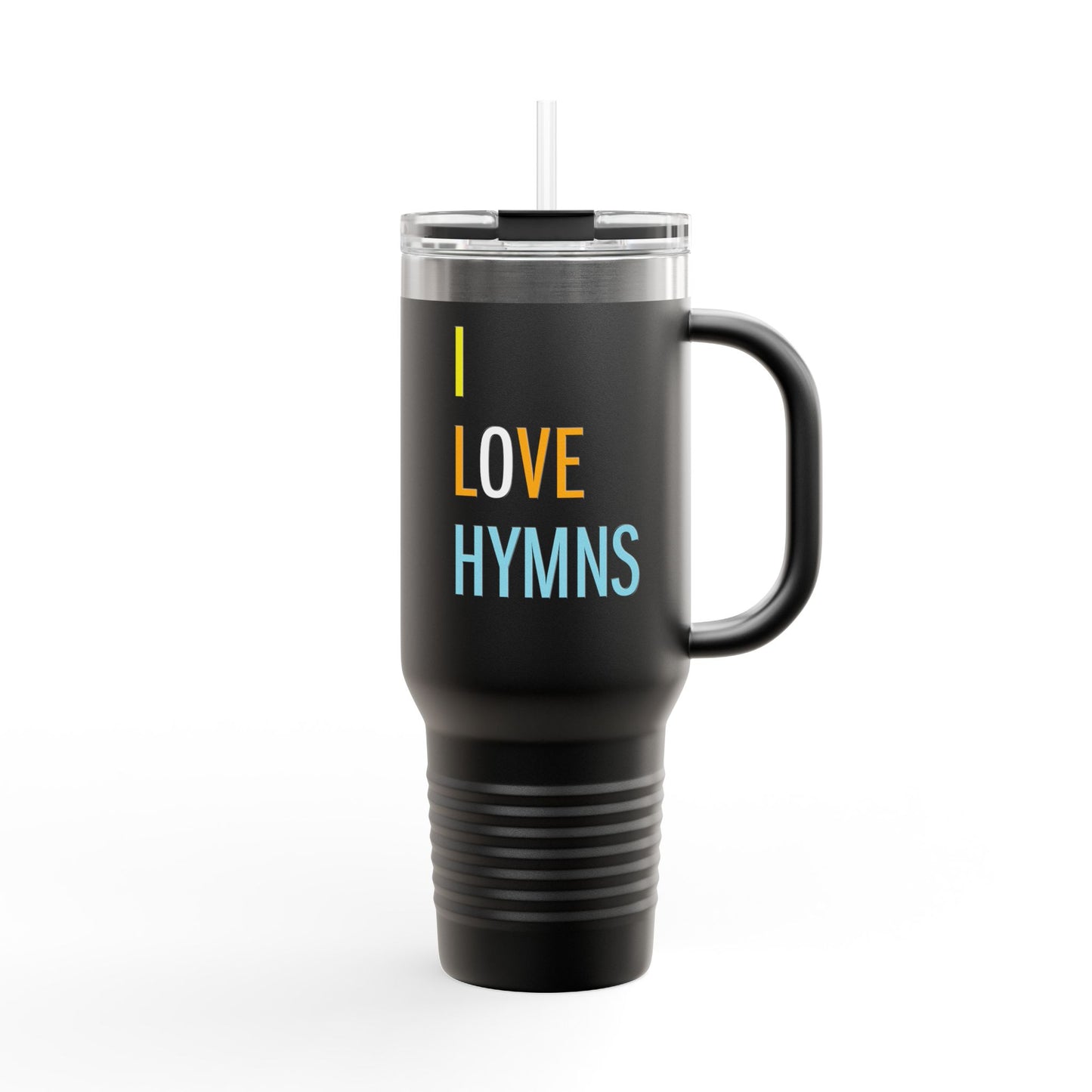 "I Love Hymns" Insulated Travel Mug, 40oz