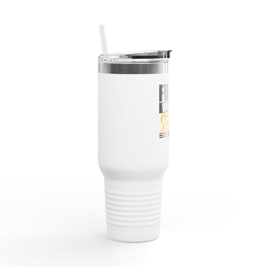 "Finish What You Started" Insulated Travel Mug, 40oz