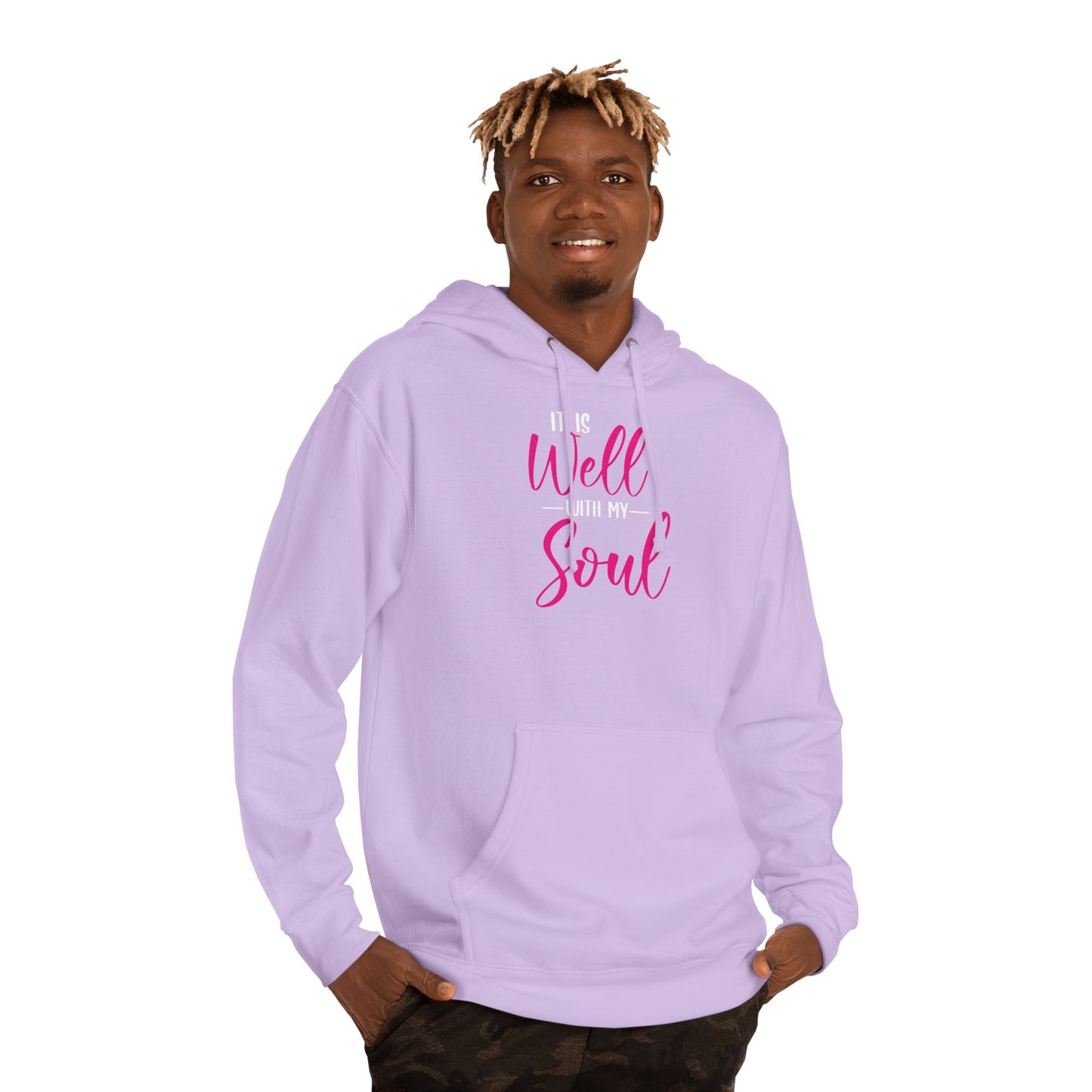 It Is Well With My Soul — Cozy Inspirational Hoodie for Mindfulness & Self-Care