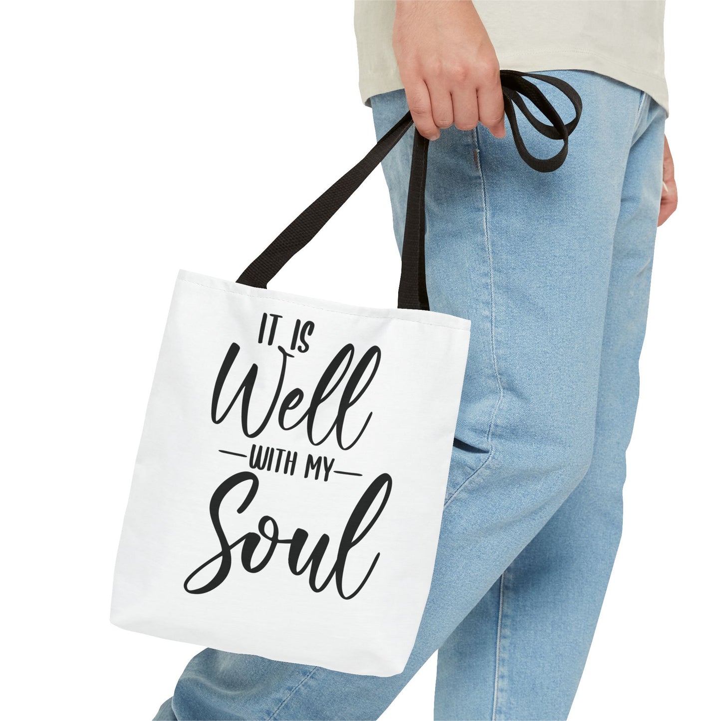 "It Is Well With My Soul" Tote Bag Reusable Shopping Bag, Eco-Friendly Gift, Christain Gift, Daily Use Bag, [...]