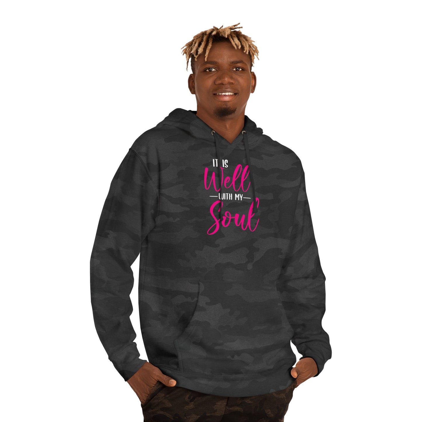 It Is Well With My Soul — Cozy Inspirational Hoodie for Mindfulness & Self-Care