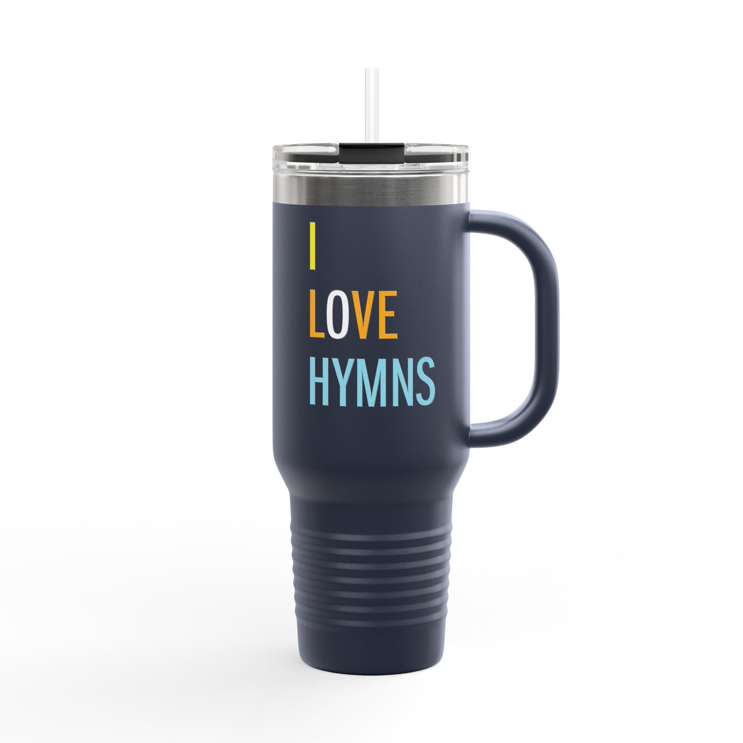"I Love Hymns" Insulated Travel Mug, 40oz