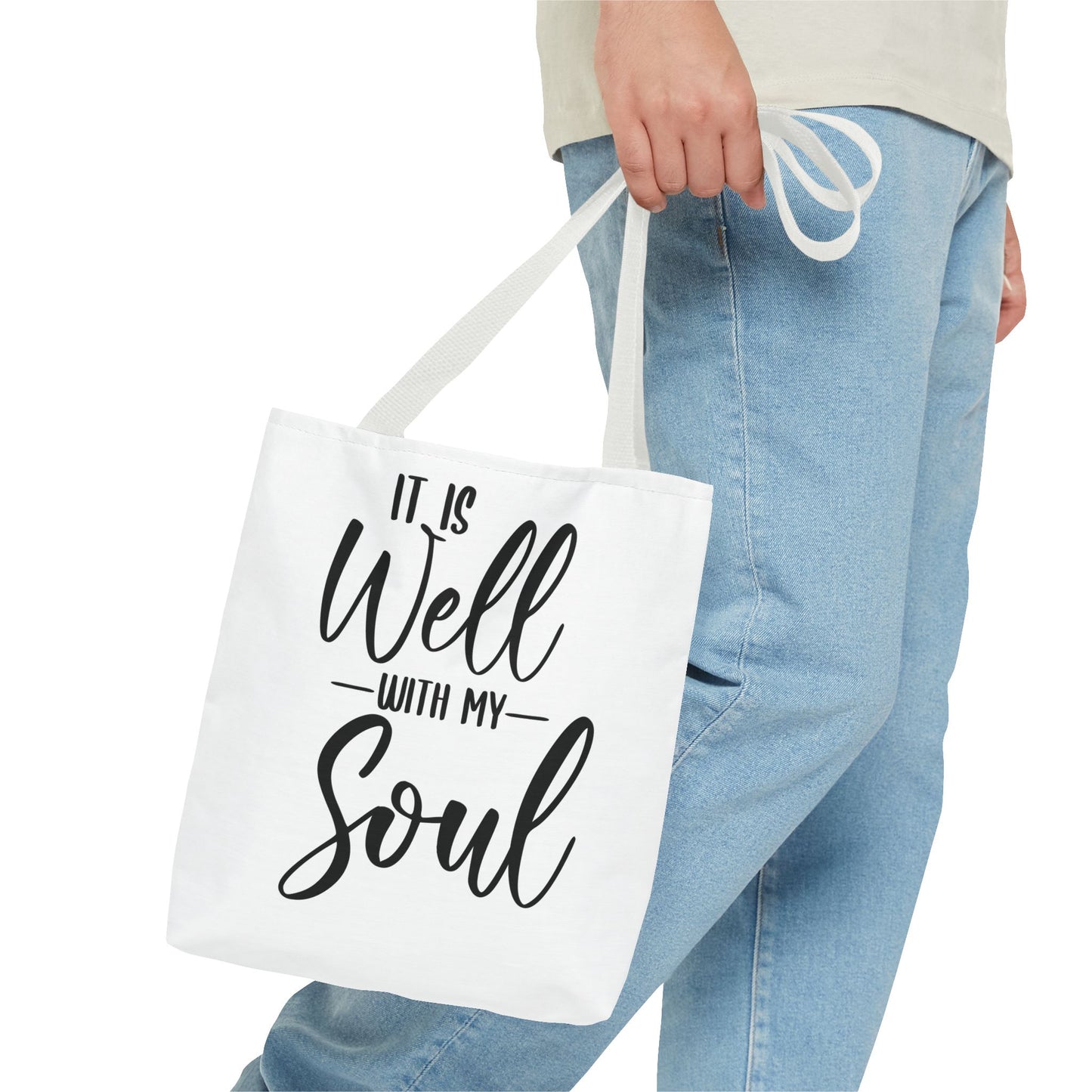 "It Is Well With My Soul" Tote Bag Reusable Shopping Bag, Eco-Friendly Gift, Christain Gift, Daily Use Bag, [...]
