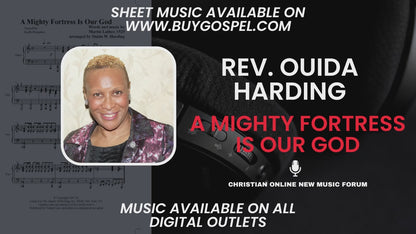 A Mighty Fortress By Rev. Ouida Harding (Sheet Music)